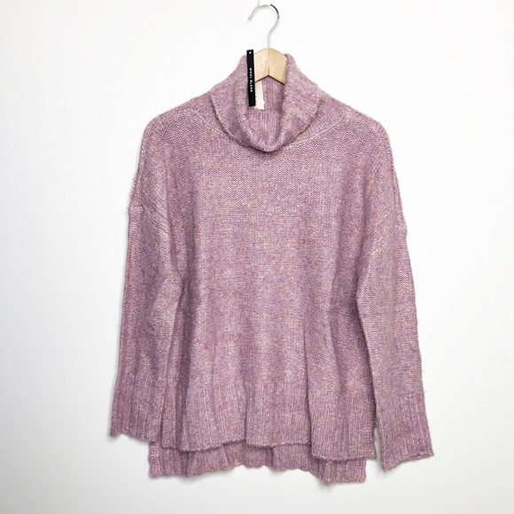 PHILOSOPHY heathered lavender turtleneck sweater - Picture 9 of 9